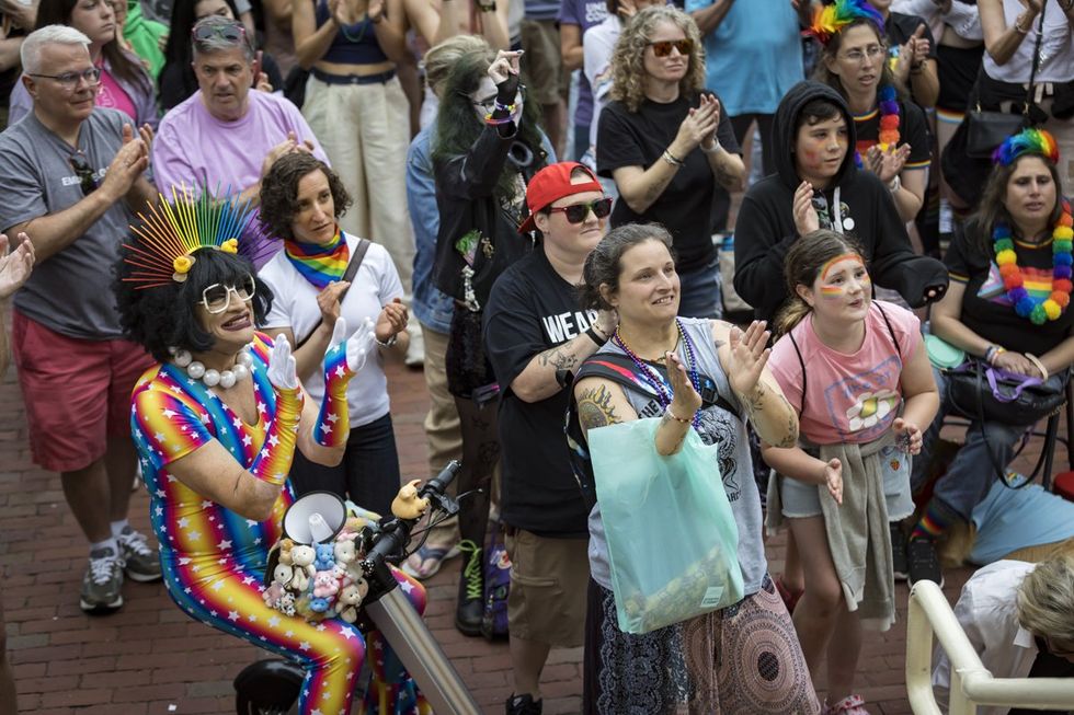Pride Rally and Sashay to Tea 2025 LGBTQIA pride celebration Provincetown ptown MA