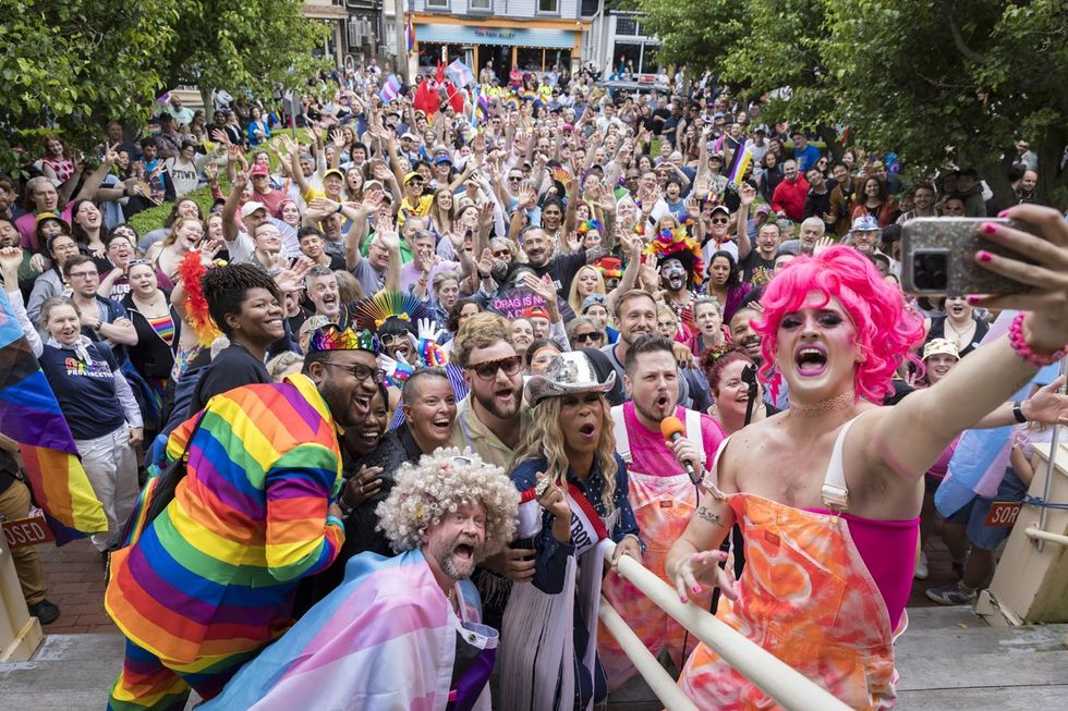 Pride Rally and Sashay to Tea 2025 LGBTQIA pride celebration Provincetown ptown MA