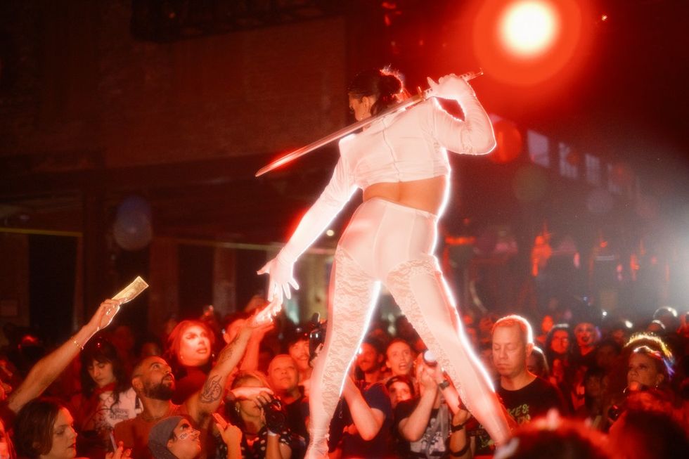 Pride site Photo Gallery Bushwig 2024 subversive drag queens performing