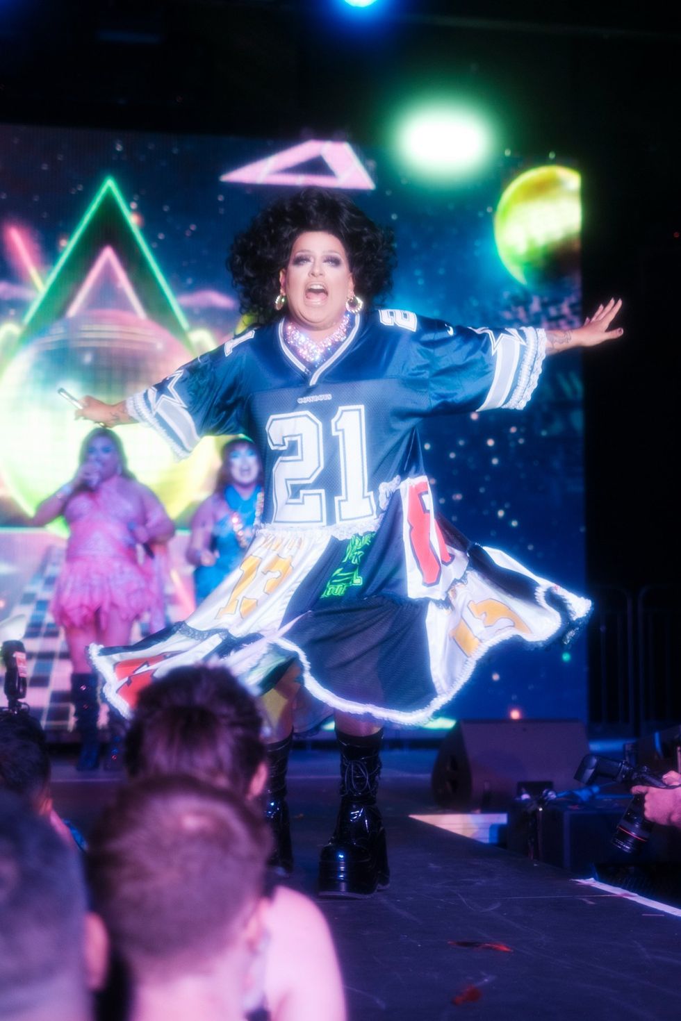 Pride site Photo Gallery Bushwig 2024 subversive drag queens performing