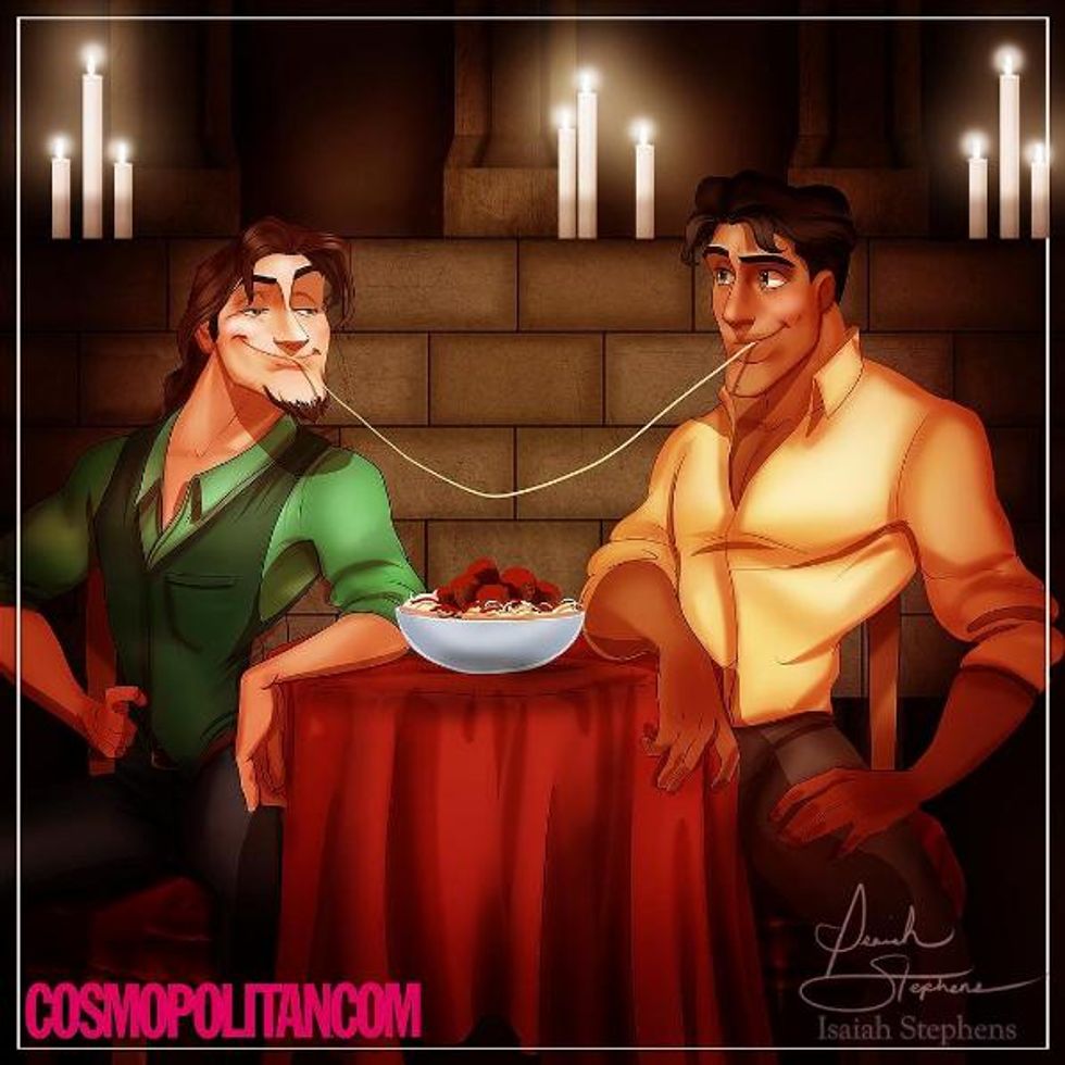 Prince Naveen and Flynn Rider