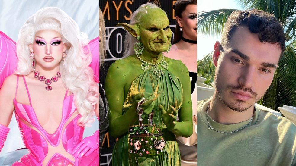 Princess Poppy on RuPaul’s Drag Race season 15; at the 75th Primetime Emmy Awards; via Instagram