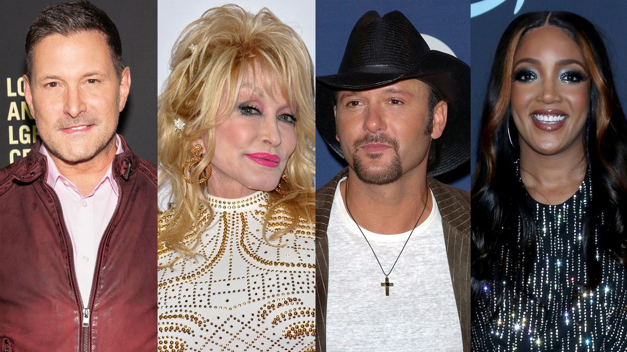 pro lgbt country singers: Ty Herndon Dolly Parton Tim McGraw Mickey Guyton LGBTQ friendly country artists