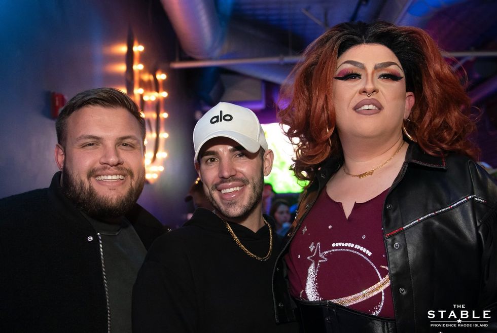 Providence RI Holiday Christmas LGBTQ Stable Dark Horse Celebration Pride Celebration