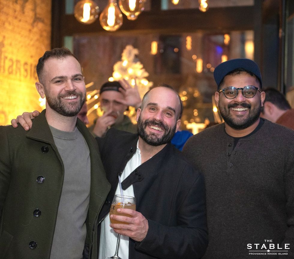 Providence RI Holiday Christmas LGBTQ Stable Dark Horse Celebration Pride Celebration