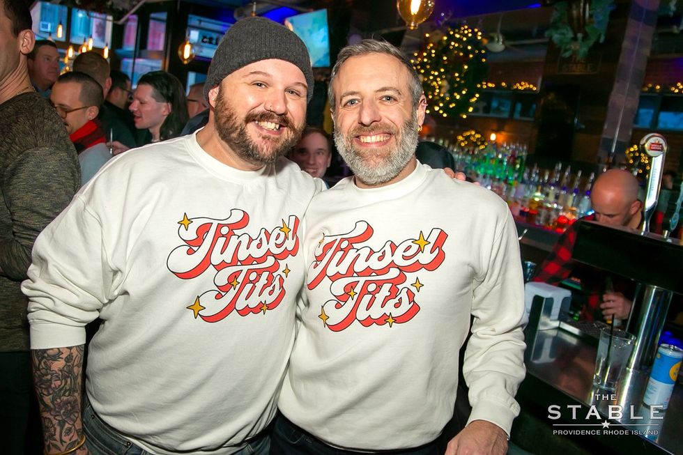 Providence RI Holiday Christmas LGBTQ Stable Dark Horse Celebration Pride Celebration
