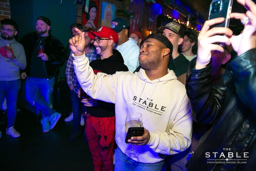 Providence RI Holiday Christmas LGBTQ Stable Dark Horse Celebration Pride Celebration