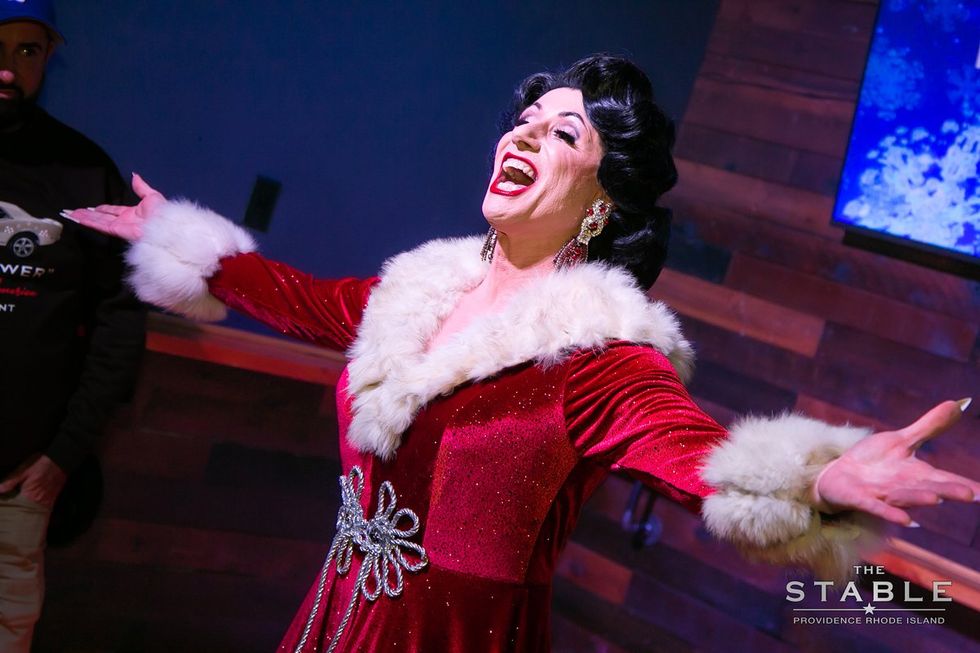 Providence RI Holiday Christmas LGBTQ Stable Dark Horse Celebration Pride Celebration