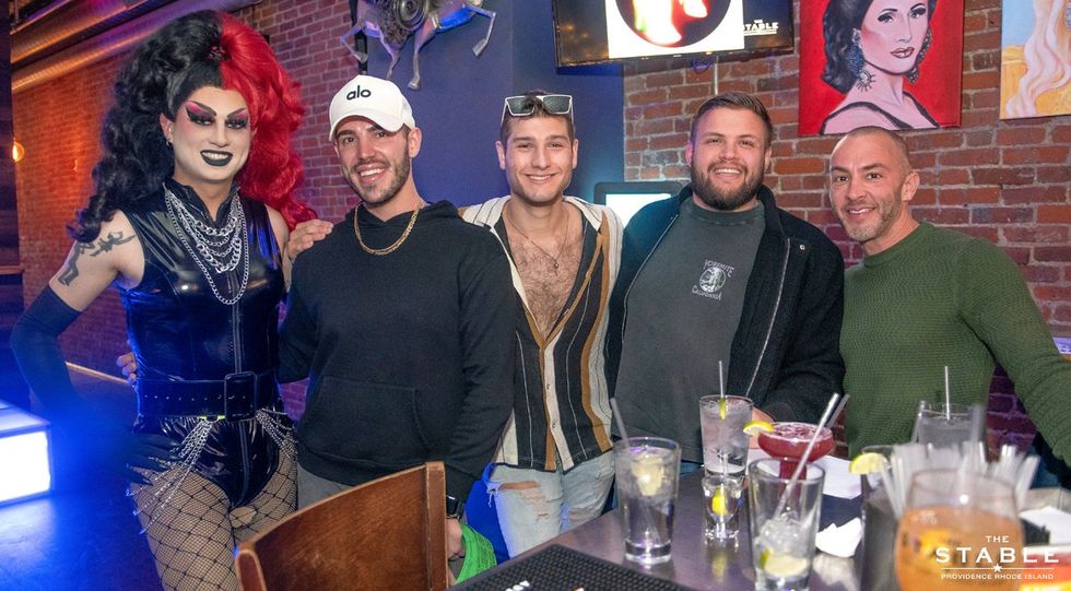 Providence RI Holiday Christmas LGBTQ Stable Dark Horse Celebration Pride Celebration