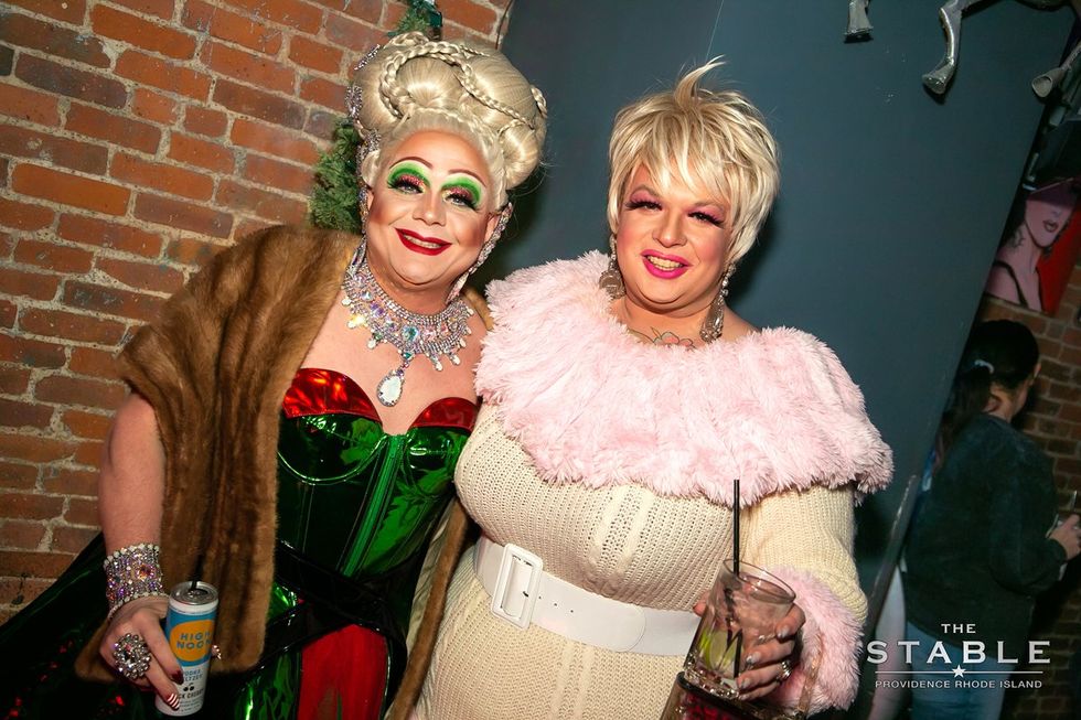 Providence RI Holiday Christmas LGBTQ Stable Dark Horse Celebration Pride Celebration