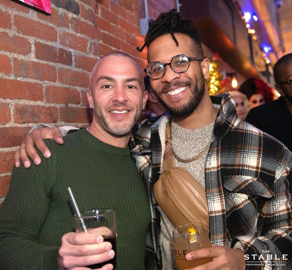 Providence RI Holiday Christmas LGBTQ Stable Dark Horse Celebration Pride Celebration