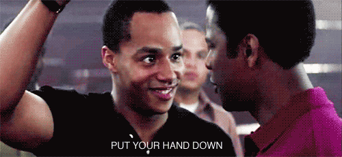 Put your hand down gif
