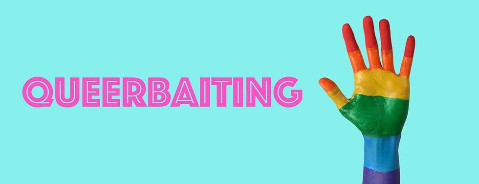 queerbaiting with pride hand