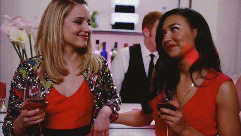 Quinn Santana Glee