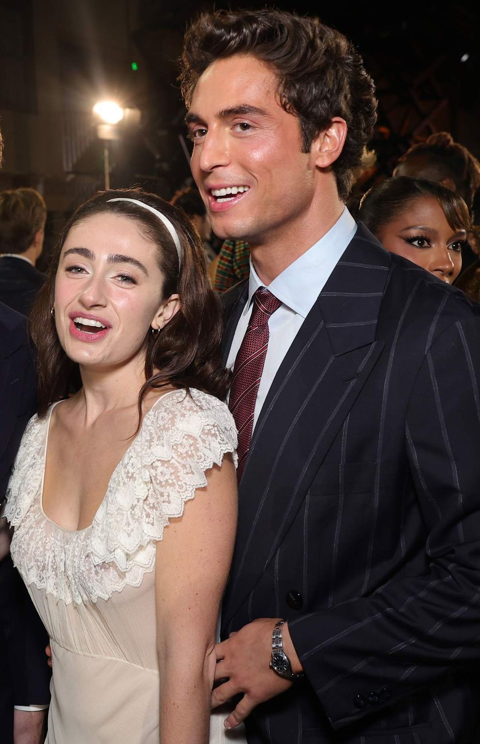 Rachel Sennott and Benito Skinner during Vogue World Hollywood 2025