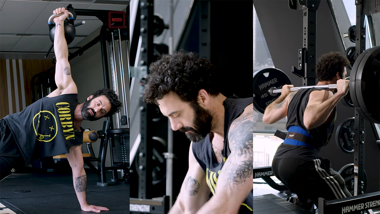 ‘Railroad Daddy’ Morgan Spector just dropped his leg-day routine and the thirst train left the station