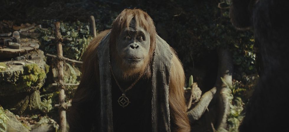 Raka (played by Peter Macon) in 20th Century Studios' KINGDOM OF THE PLANET OF THE APES.
