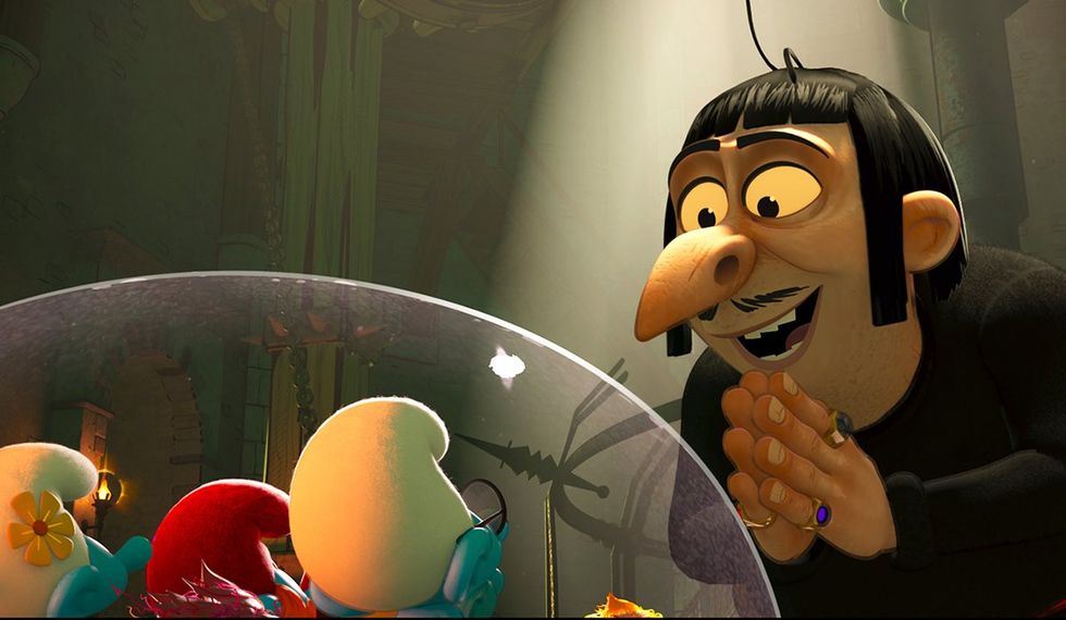 Razamel Smurfs scene