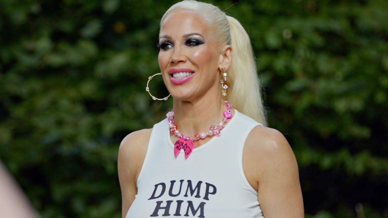 Rebecca More hosting Slag Wars.