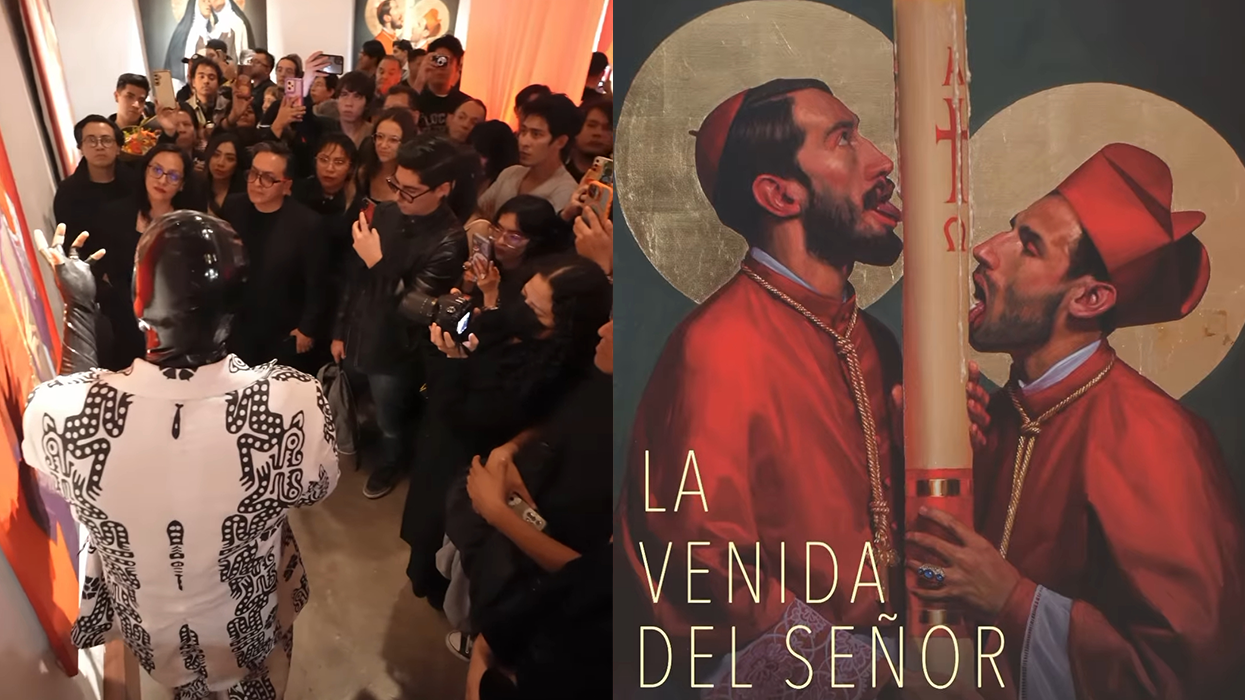 Religious groups in Mexico City are fighting to shut down gay artist Fabián Cháirez’s provocative exhibition