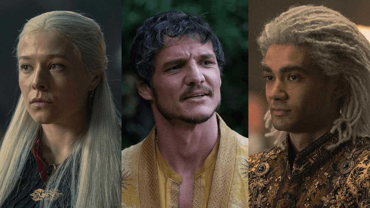 Rhaenyra Targaryen, Oberyn Martell, and Laenor Velaryon