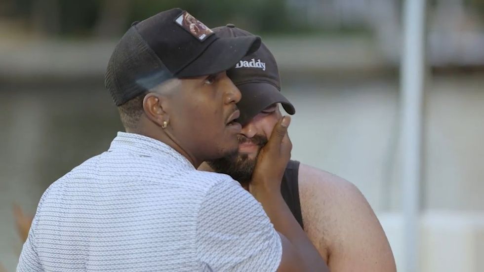 Rico and Nigel share an emotional moment