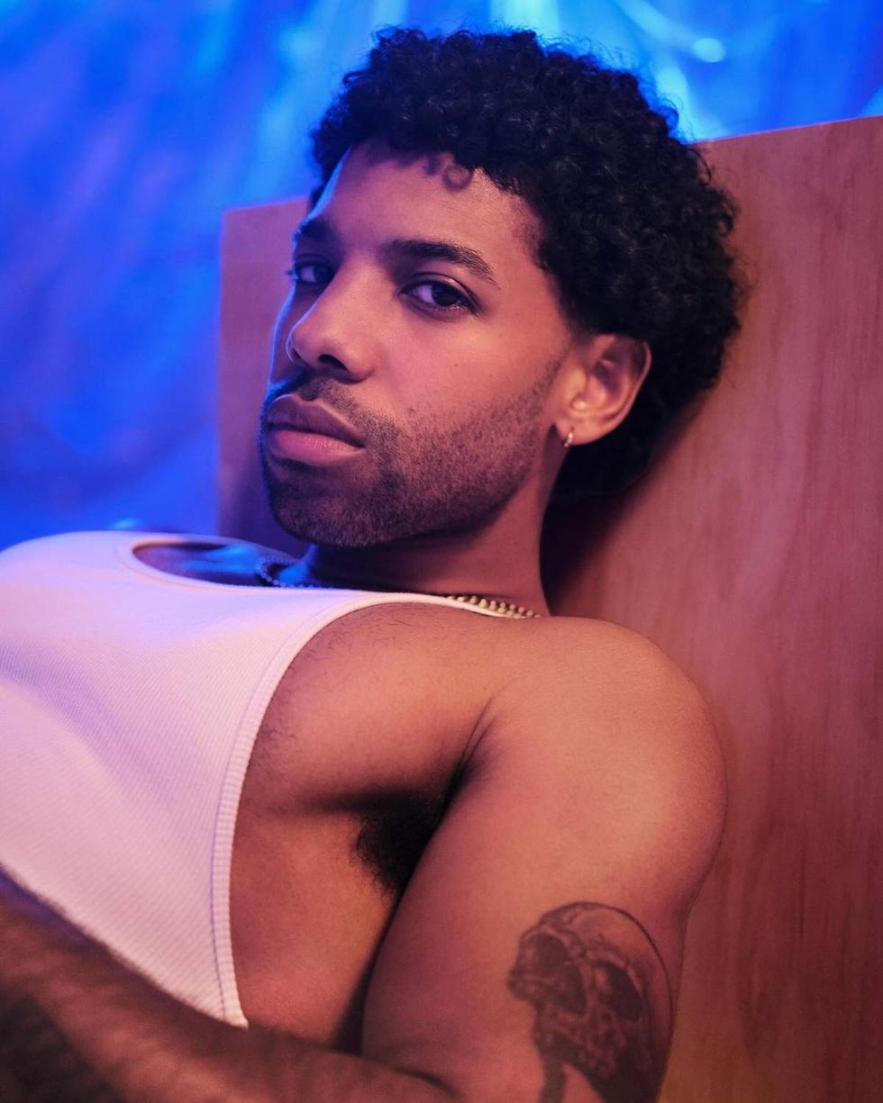 Rico Paris in a photoshoot for Netflix\u2019s \u200bBoots\u200b