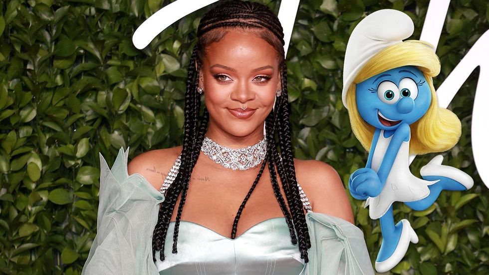 Rihanna as Smurfette