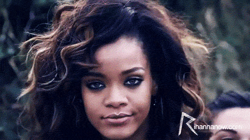 Rihanna Frustrated gif