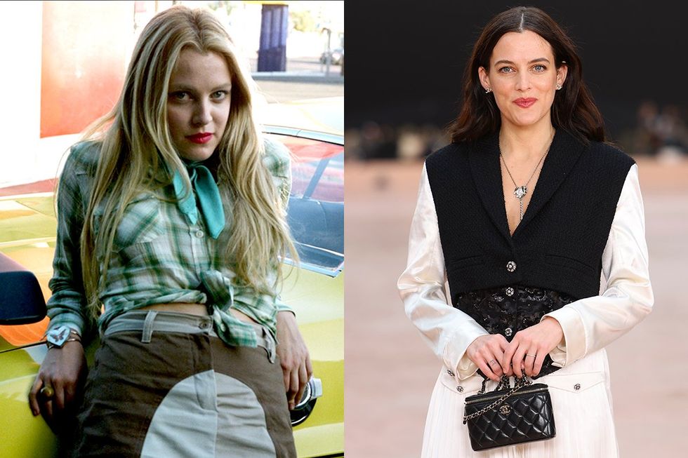 Riley Keough as Marie Currie in The Runaways movie alongside 2025 Chanel Womenswear show Paris Fashion Week