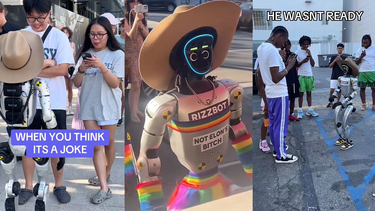 Rizzbot tlaking to people in Austin Texas and West Hollywood