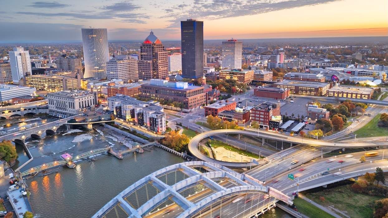 Rochester New York skyline