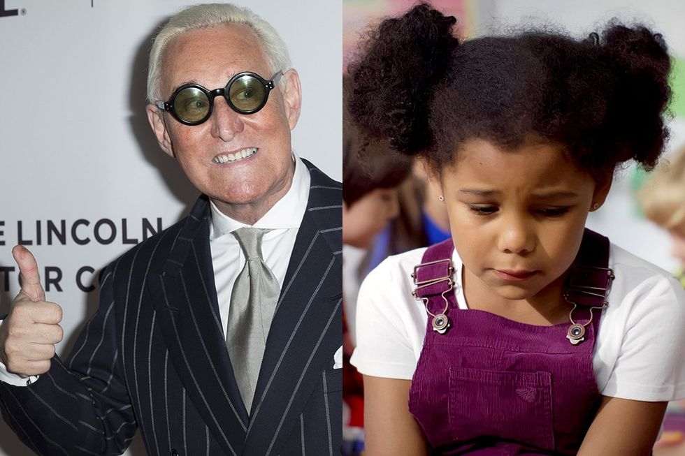 roger stone sad child photo gallery ChicFilA streaming show pitches