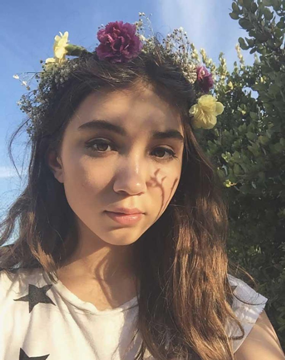 Rowan Blanchard's Subtle Tribute to Orlando