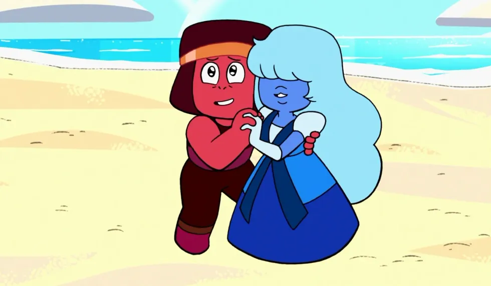 ruby and Sapphire from Steven Universe