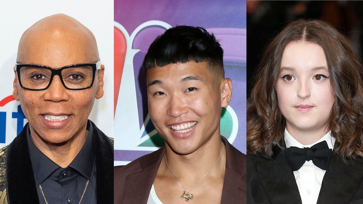 RuPaul, Joel Kim Booster, and Bella Ramsey