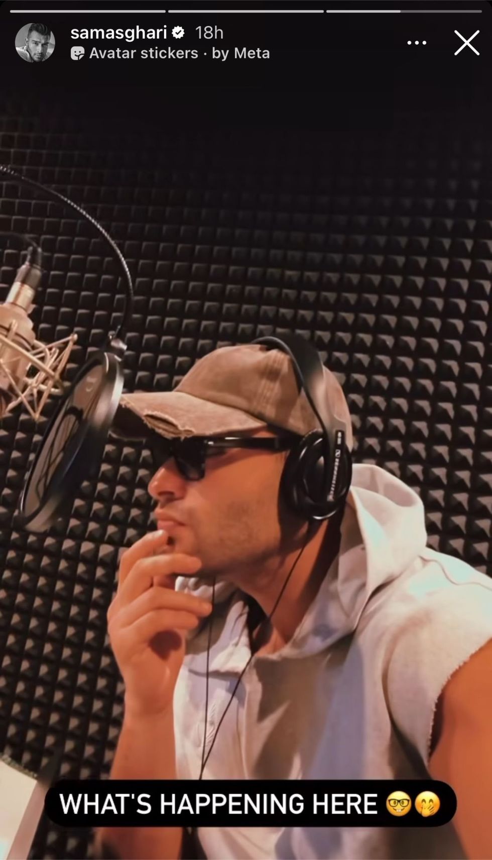 Sam Asghari via Instagram story