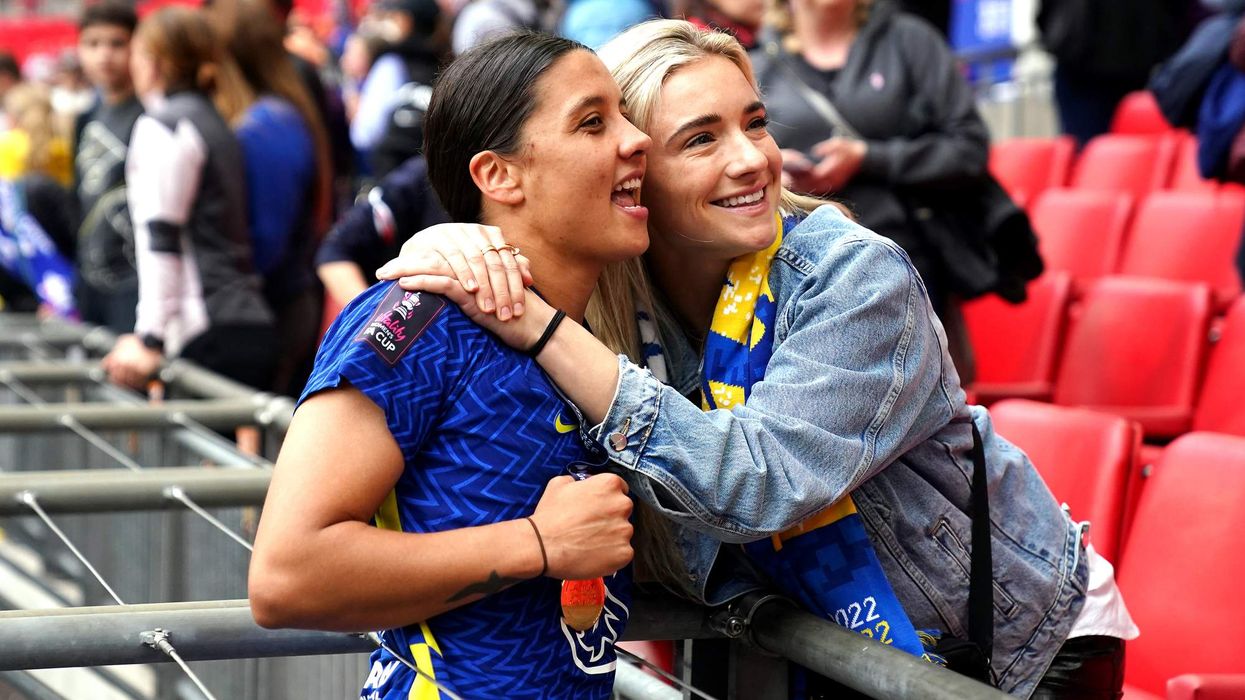 Sam Kerr and Kristie Mewis