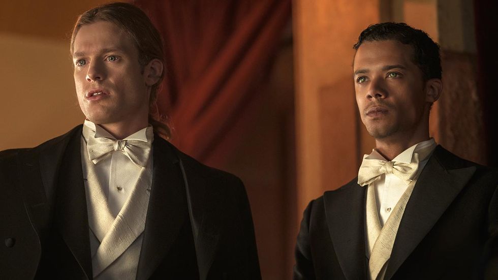 Sam Reid and Jacob Anderson in Interview With The Vampire