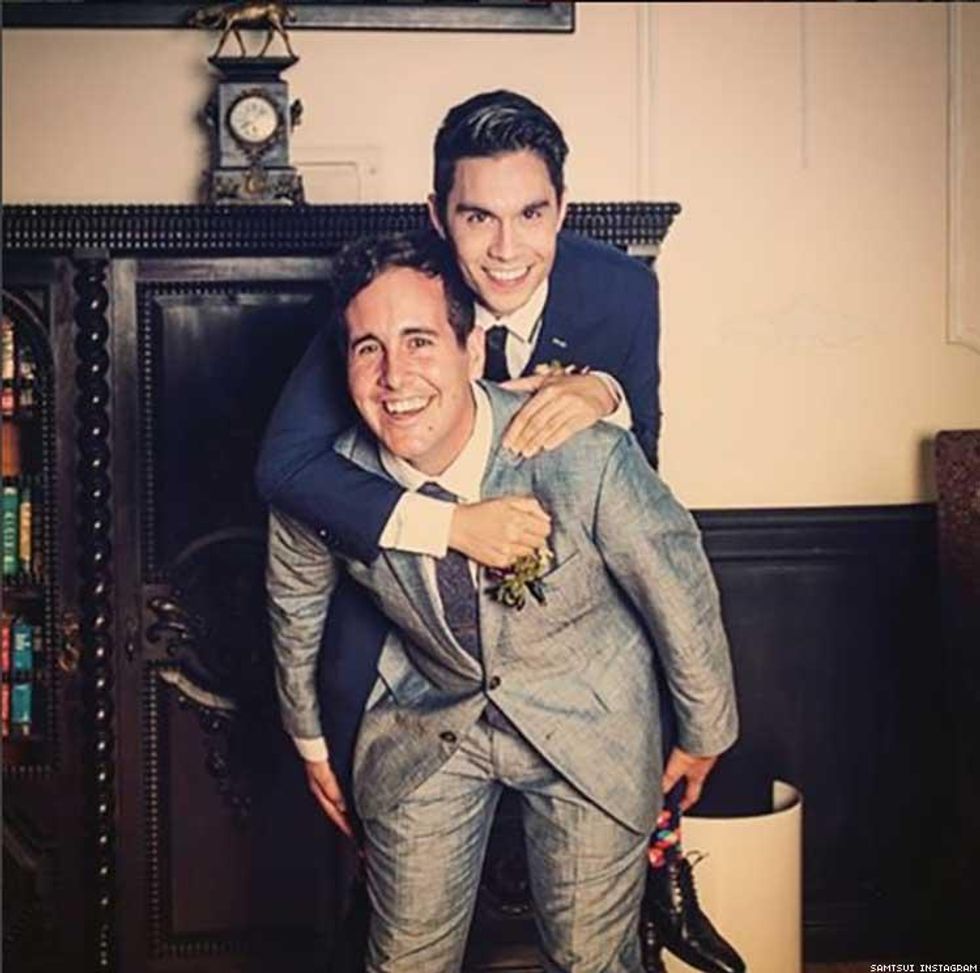 Sam Tsui and Casey Breves
