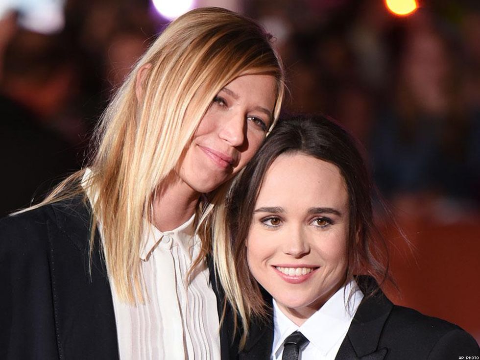 Samantha Thomas and Ellen Page