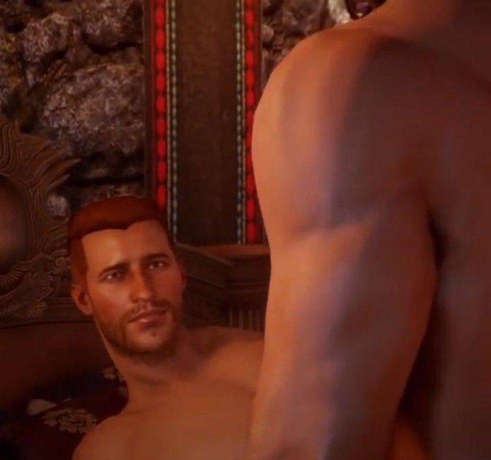 Same-sex romance in Dragon Age.