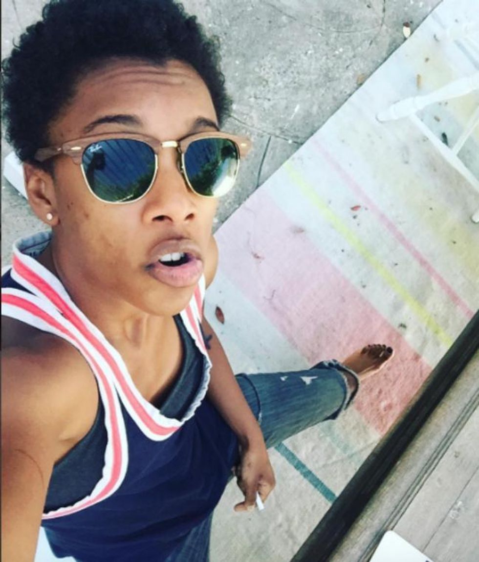 samira wiley selfie poussey orange is the new black