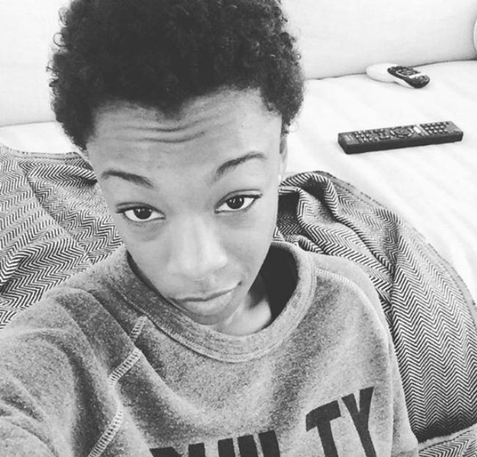 samira wiley selfie poussey orange is the new black