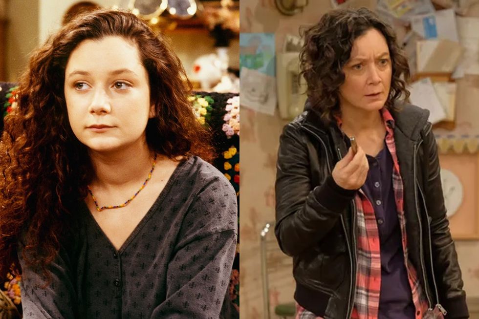 Sara Gilbert Darlene Roseanne