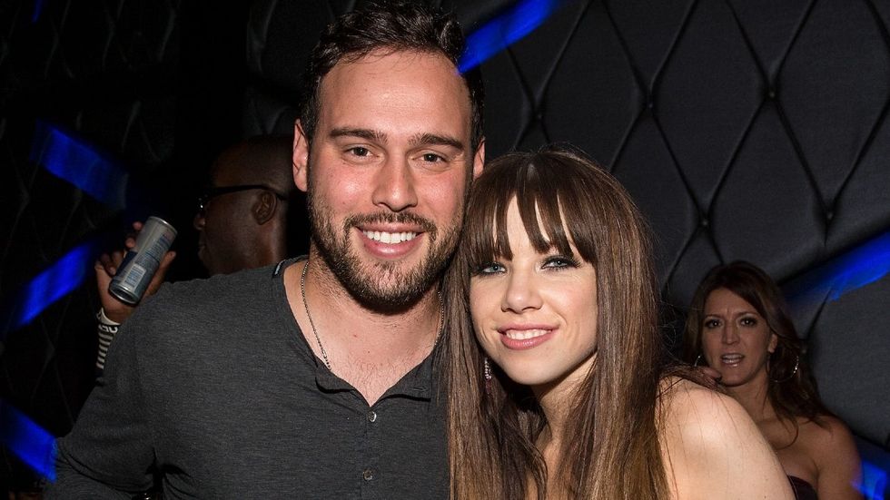 Scooter Braun and Carly Rae Jepsen