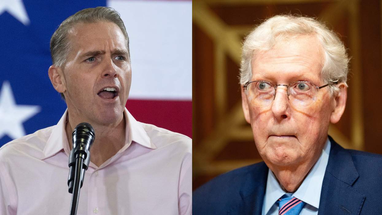 Scott Jennings and Mitch McConnell.