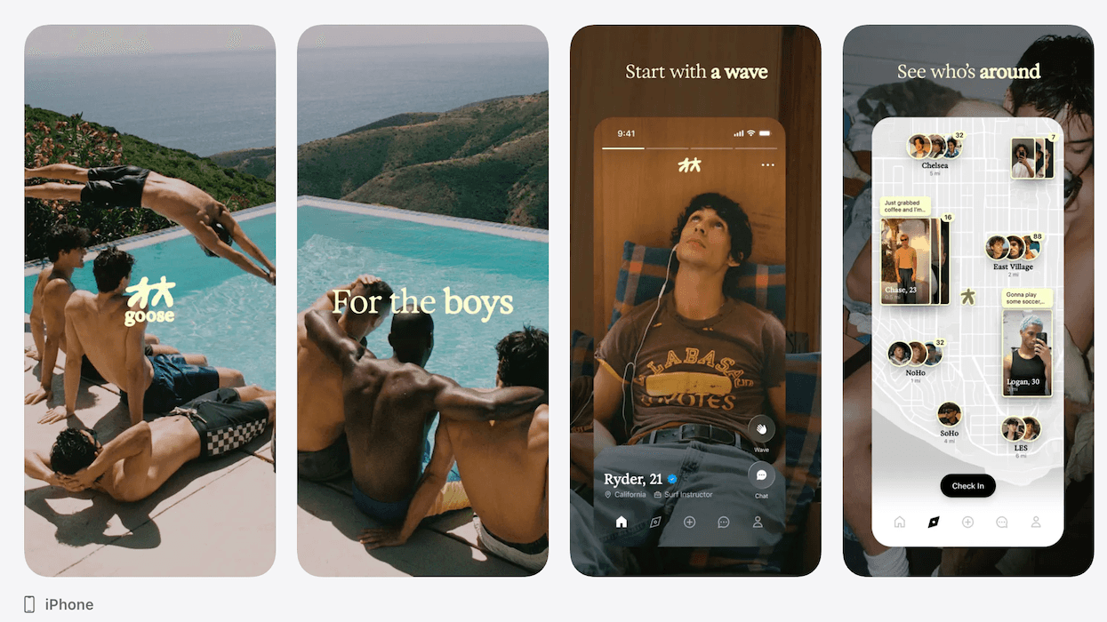 Goose bumps: What gays say about the 'non-hookup' app