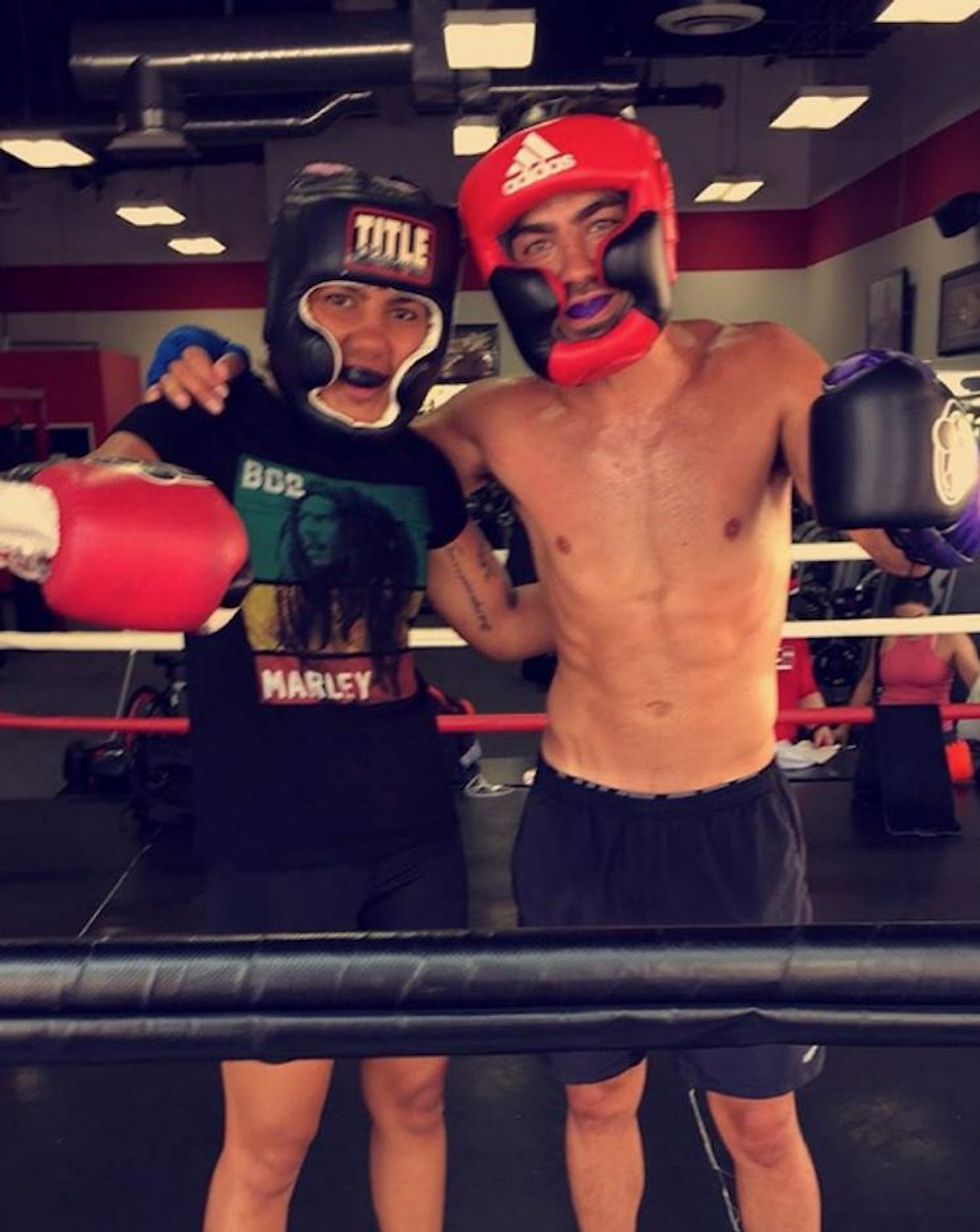 Seriously, Joe is like the definition of a work out/fitness god.