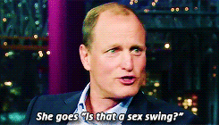 sex swing woody harrelson